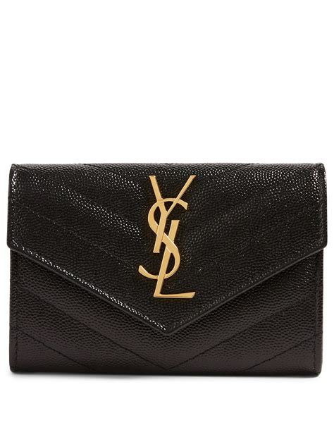 yves saint laurent wallet uomo|ysl monogram wallet price.